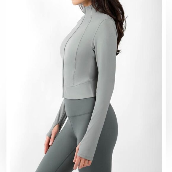 Thumbhole Cuff Stretch Jacket‎ - Picture 4 of 10